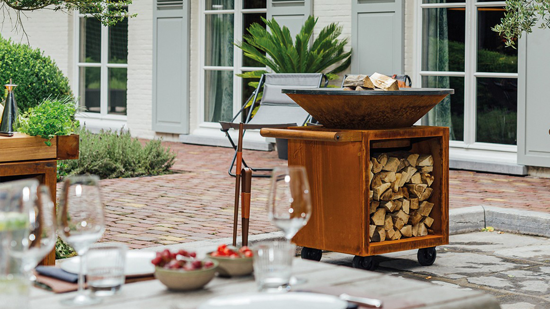 Ofyr Classic Grillaufbewahrung Corten 100 Pro