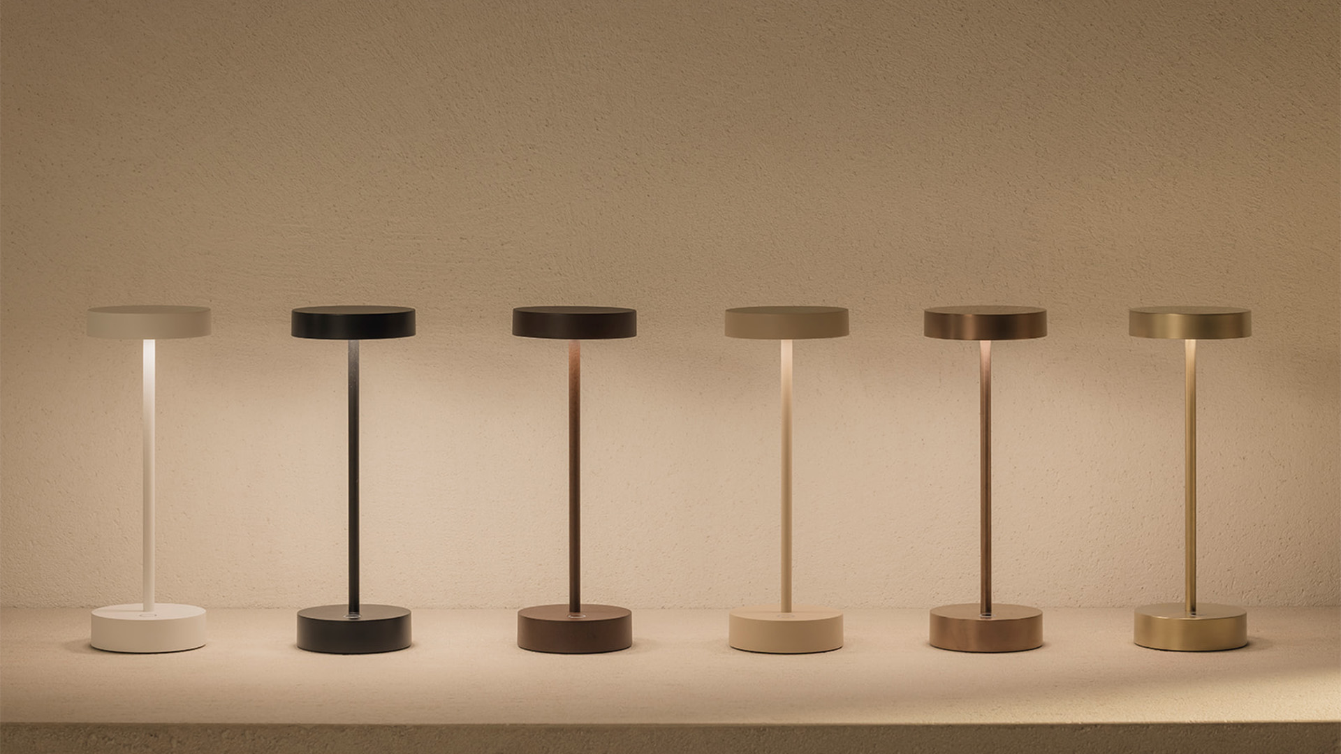 Qoozii Ibiza Mini Corten Designlamp - Dia 9cm x H24cm - Draadloos