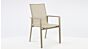 Alu Stacking Chair Napoli Champagne Matt - Light Taupe Textilene
