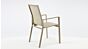 Alu Stacking Chair Napoli Champagne Matt - Light Taupe Textilene 3