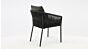 Chaise Alu Gabon Alu Charbon Mat + Cordon extérieur Gris Foncé 3