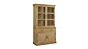 Vitrine Classique en Teck 120 cm 4 Portes Tournantes + 2 Tiroirs Collection Classic-Line Diamond 1