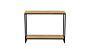 Modena Wall Console Double Top 100cm x 30cm x H78cm Teak Light Brushed