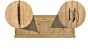 Dressoir Classic 180cm 3 Draaideuren + 3 Laden Classic-Line Diamond Collection 2