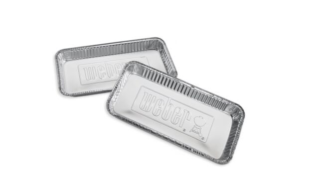Aluminium lekbakjes Weber - XL voor 57cm houtskool BBQ - Set van 5