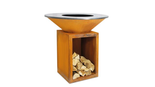 Ofyr Classic+ Rangement Corten 100 avec plaque Airflow