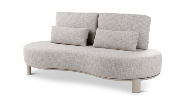 Nimbo 2-zit Lounge Alu Lounge Nimbo 2-zit Frame Topo - Stone Weaving + Sneldrogende Kussens Ensis + CoverAlu Frame Topo - Stone Weaving + QDF Kussens Ensis + Cover