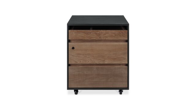 Teakholz schwarz Office Box Oscar 50 x 56cm Ethnicraft Teakholz schwarz Office Box Oscar 50 x 56cm Ethnicraft