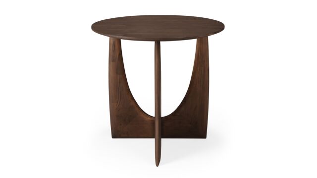 Teak Braun Geometric Beistelltisch 51 x 51cm Ethnicraft