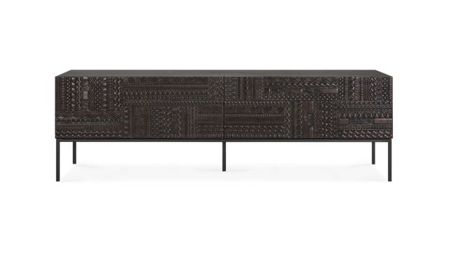 Teak Zwart Tabwa TV-meubel 160 x 45cm Ethnicraft
