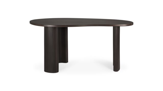 Mahonie Donkerbruin Boomerang Bureau 160 x 83cm Ethnicraft