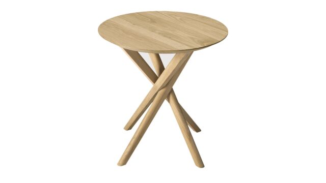 Eichenholz Mikado Beistelltisch 50 x 50cm Ethnicraft