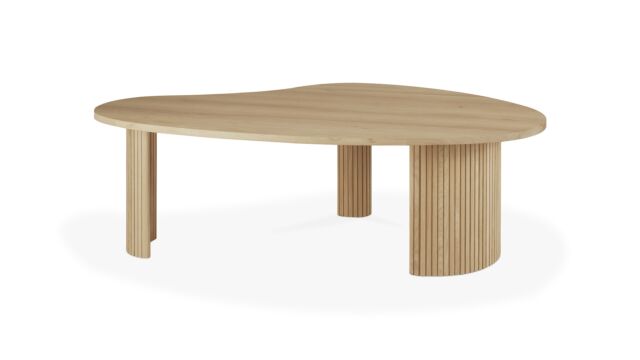 Eichenholz Boomerang Couchtisch 126 x 74cm Ethnicraft