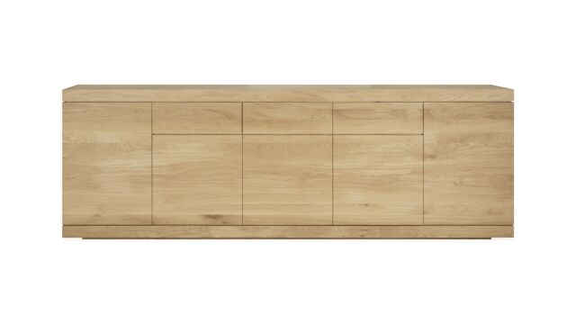 Oak Burger sideboard 250 x 45cm Ethnicraft