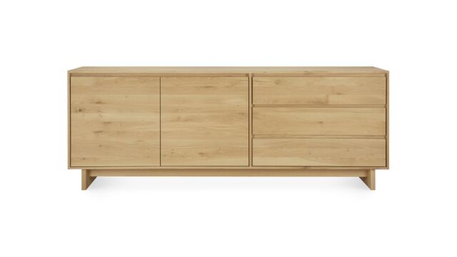 Oak Wave sideboard 205 x 46cm Ethnicraft
