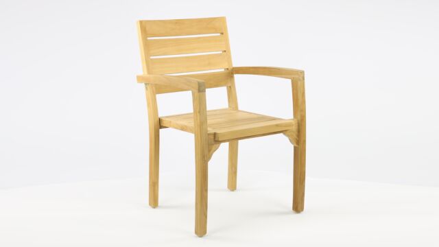 Tuinstoel Ram Stapelbaar 59 x 58 x 89cm - Diamond Collection