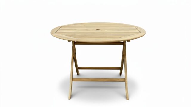 Tuintafel Vouwbaar Rond Dia 100cm -  Diamond Collection