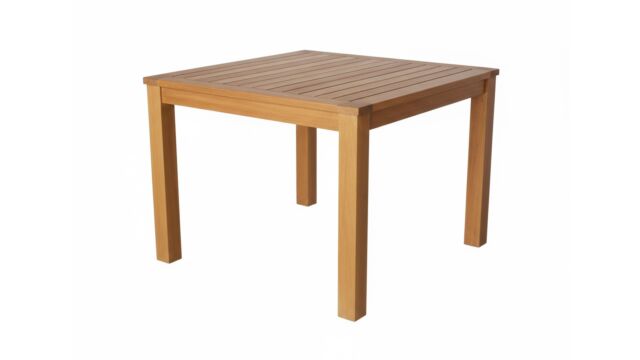 Tuintafel Vast Vierkant Latten 5cm 120 x 120cm - Diamond Collection