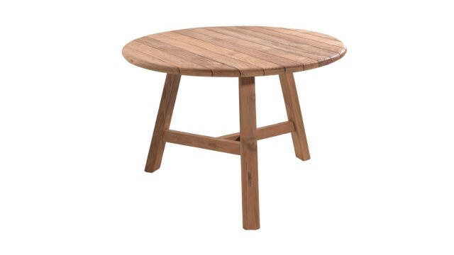 Teak-Gartentisch Sintra, Durchmesser 120 cm, Recup Teak