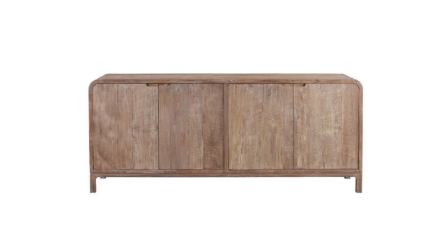 Anny Dressoir Met 4 Draaideuren - Recup Teak Semi Massief