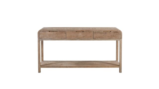 Anny Wandkonsole mit 3 Schubladen - Recup Teak Semi-Massiv