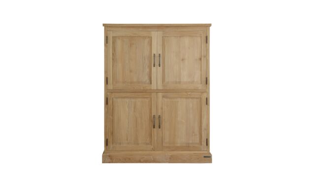 Bar cabinet Classic 4 doors 120cm x 50cm x H155cm Classic-Line Diamond Collection
