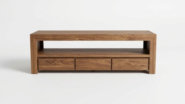Terra Erosi TV-Schrank Caroline 3 Schubladen + offener Raum &ndash; Vintage Erosi-Kollektion