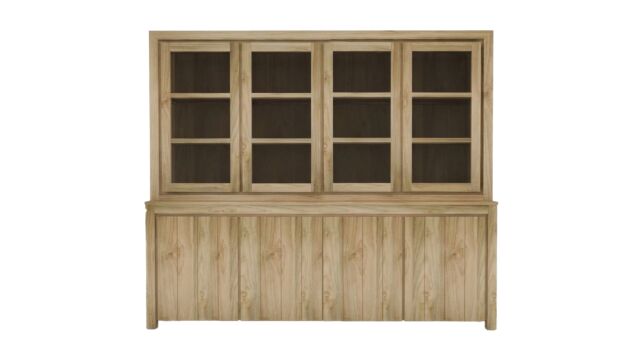 Terra Erosi Vitrine mit 8 Fl&uuml;gelt&uuml;ren &ndash; Vintage Erosi Kollektion