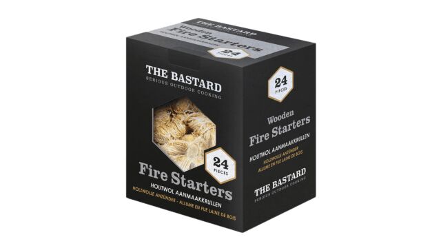 The Bastard Feueranzünder aus Holz 24 Stück – 350 g (FSC 100 %)