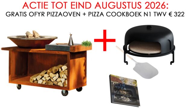 Ofyr Island+ Corten 100 Pro Ceramic Dark Grey en Airflowplate