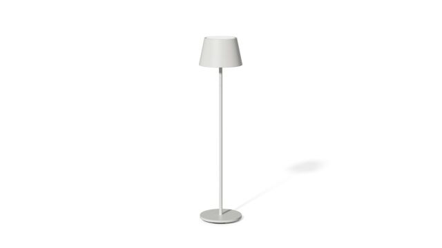 Qoozii Aruba White Floor Lamp - 3 Adjustable Heights - Wireless