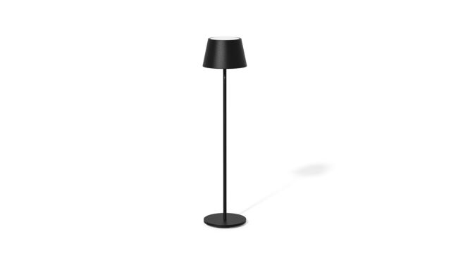 Qoozii Aruba Black Floor Lamp - 3 Adjustable Heights - Wireless