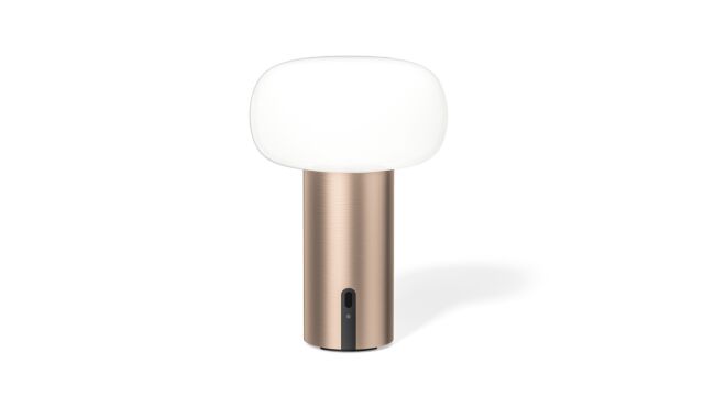 Qoozii Elba Bronze Brushed Design Lamp - Wireless