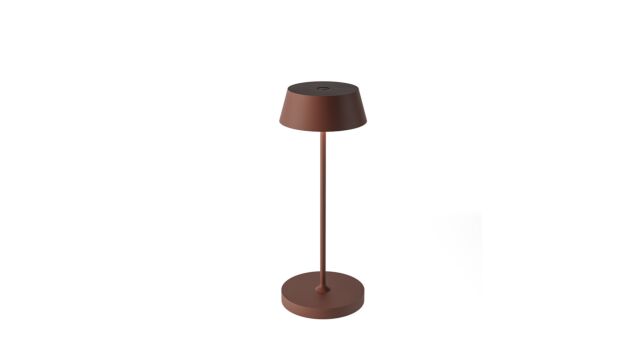 Qoozii Malta Corten Design-Lampe – kabellos