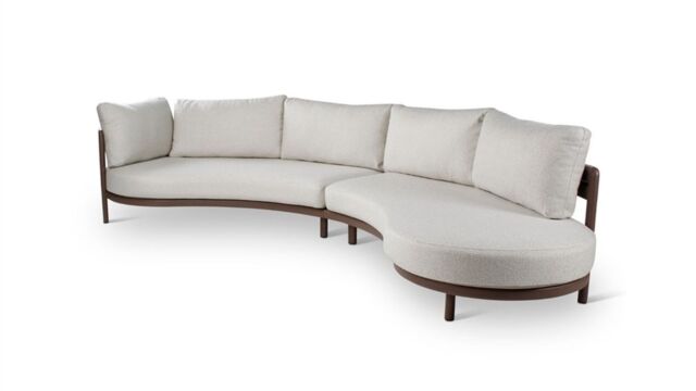 Cobana Organische Lounge Alu Frame Chocolat Met Zit & Rugkussens Teddy - Cover incl.