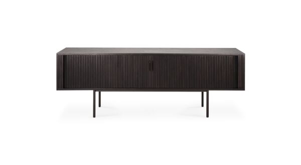 Teakholz schwarz Roller Max TV Anrichte 162 x 45cm Ethnicraft