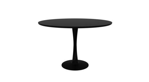Oak black Torsion dining table 127 x 127cm Ethnicraft
