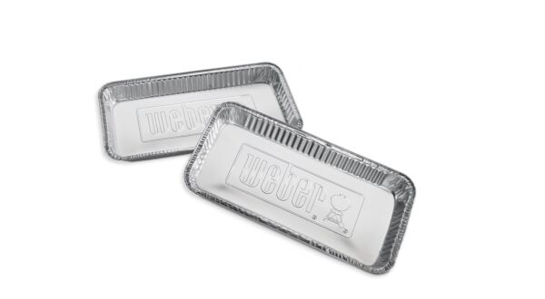 Aluminium lekbakjes Weber - XL voor 57cm houtskool BBQ - Set van 5