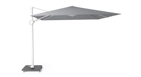 Floating parasol Challenger T2 Premium 300 x 300cm Mast White - Cloth Manhattan