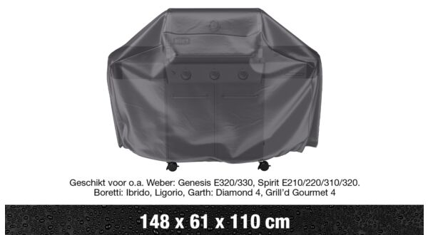 AeroCover BBQ-Abdeckung für Gasgrill, groß