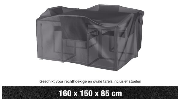 AeroCover Housse pour Ensemble Meubles de Jardin 160x150xH85cm