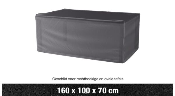 AeroCover Gartentisch Schutzhülle 160x100xH70cm