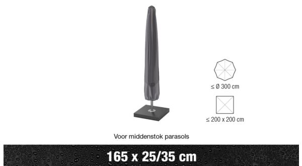 AeroCover Parasolhoes Middenstokparasol 165x25/35cm