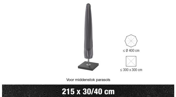 AeroCover Parasolhoes Middenstokparasol 215x30/40cm