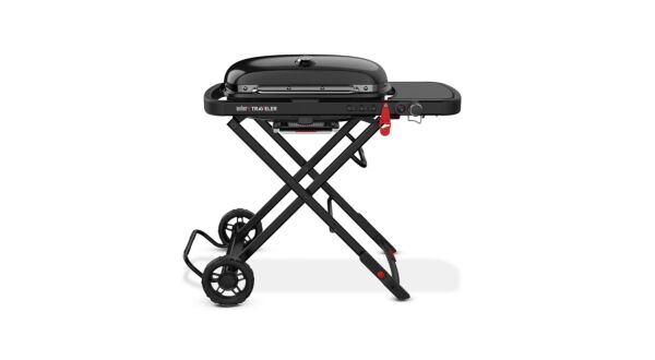 Traveler Stealth Black Gas BBQ Portable Weber