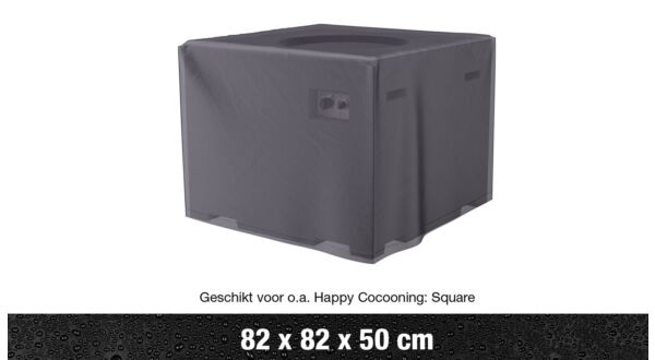 Garden Set Cover Anthracite Fire Table 82cm x 82cm x H50cm