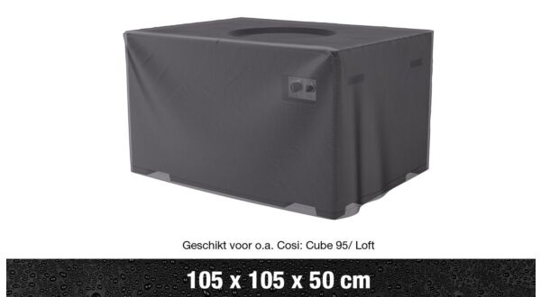 Garden Set Cover Anthracite Fire Table 105cm x 105cm x H50cm