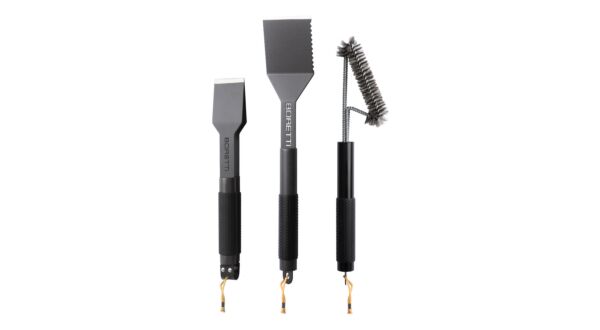 Boretti Barbecue Set 3-piece Tongs - Spatula - Brush