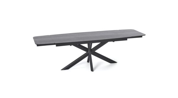 Interior table Pablo Extendable 180 x 260 x 100 Ceramic Anthracite On Spider base Black Metal