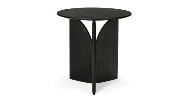 Teakholz schwarz Fin Beistelltisch 50 x 50cm Ethnicraft